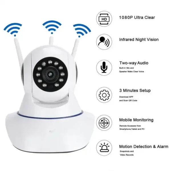 1080p cctv wifi wireless ip camera security video ipcam. hotep.ng brings you the best of both worlds: local charm and global trends. We offer a carefully selected range of products to suit every lifestyle and budget. Enjoy the convenience of online shopping with the trust of a Nigerian brand.