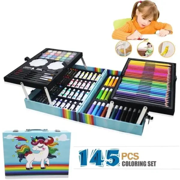 145 pcs art coloring drawing painting set with aluminum alloy case. Discover a world of possibilities with hotep.ng, Nigeria's fastest-growing online marketplace. We connect you with top-quality products from local and international sellers. Enjoy our commitment to authenticity, affordability, and excellent customer service.