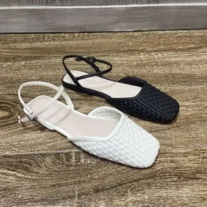 2022 summer new woven square head flat sandals womens versatile simple. hotep.ng brings you the best of both worlds: local charm and global trends. We offer a carefully selected range of products to suit every lifestyle and budget. Enjoy the convenience of online shopping with the trust of a Nigerian brand.