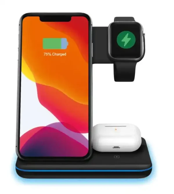 3 in 1 wireless charger stand 15w qi fast charging dock. hotep.ng is revolutionizing the way Nigerians shop online. Discover a world of products, from everyday essentials to unique finds. Experience the ease of finding exactly what you need with our intuitive search and filter options.