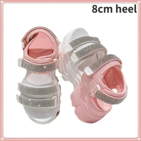 8cm high wedge heels sandals for women thick bottom summer sandal. hotep.ng: Where Nigerian consumers come first. We offer an extensive range of products to suit every lifestyle and budget. Experience the convenience of 24/7 shopping with our trusted and efficient e-commerce platform.