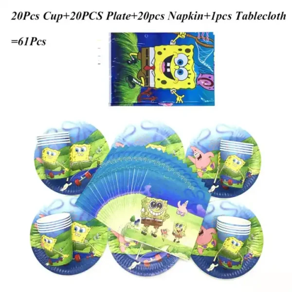 Cartoon sponge bob theme 61pcs41pcs tableware sets kid birthday party cup. Experience the best of Nigerian e-commerce with hotep.ng. We bring you a diverse selection of quality products from local artisans and global brands. Discover why we're the preferred choice for savvy online shoppers across Nigeria.