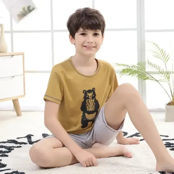 Childrens pajamas set summer boys clothes short sleeve cotton sleepwear teens. hotep.ng: Bringing Nigeria's vibrant markets to your screen. We offer an unparalleled range of products, from everyday essentials to unique finds. Experience the convenience of 24/7 shopping with our user-friendly platform.