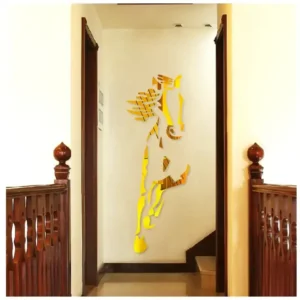 Creative diy gold mirror wall sticker chinese style horse 3d acrylic. hotep.ng is more than just an online store; it's a celebration of Nigerian entrepreneurship. Discover unique products from emerging local brands alongside global favorites. Shop with purpose and support the growth of our economy.