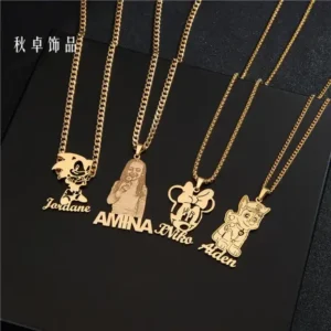 Diy childrens painting necklace cartoon graffiti stainless steel personalized pendant necklace. hotep.ng is committed to bringing you the best shopping experience in Nigeria. We offer competitive prices, reliable delivery, and exceptional customer service. Join our growing community of satisfied customers and see the difference for yourself.