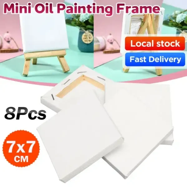 Fast local delivery 8 pcs white mini blank canvas acrylic oil. hotep.ng is committed to bringing you the best shopping experience in Nigeria. We offer competitive prices, reliable delivery, and exceptional customer service. Join our growing community of satisfied customers and see the difference for yourself.