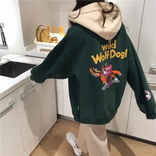 Fleece hoodie sweatshirt women loose korean new cartoon print sweatshirt casual. At hotep.ng, we believe in connecting Nigerian consumers with quality products. Our platform offers a seamless shopping experience from browse to buy. Discover why millions of Nigerians trust us for their online shopping needs.