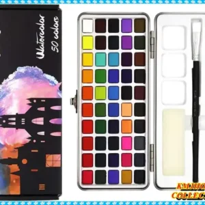 High quality 50 color watercolor metal box paint set portablewatercolor pigment. At hotep.ng, we're passionate about connecting Nigerian shoppers with quality products. Our platform offers a seamless blend of local treasures and international favorites. Experience the joy of discovering new brands and supporting local businesses.