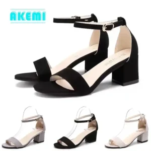 Korean style fashion sandals womens elegant office work chunky block heels. Experience the convenience of 24/7 shopping with hotep.ng, Nigeria's trusted e-commerce platform. Find everything from daily essentials to luxury items at competitive prices. Let us bring the market to your doorstep.