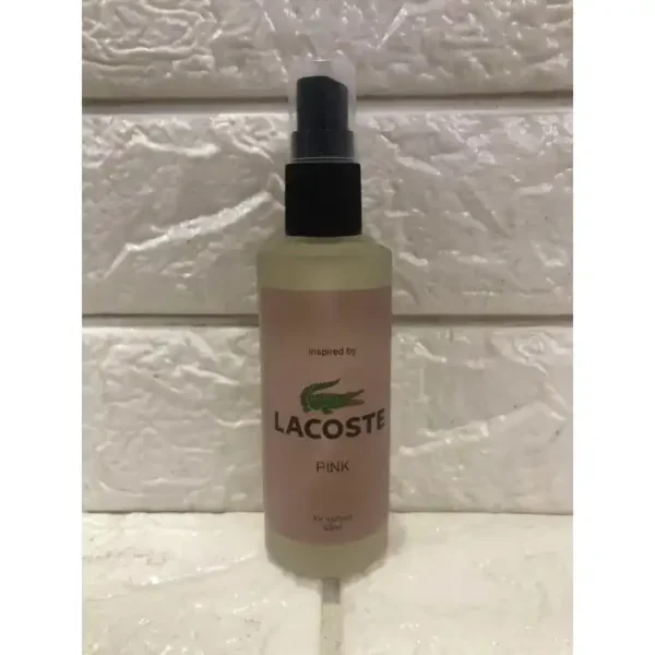 Lacoste pink oil base perfume for women 85ml. hotep.ng is redefining the online shopping experience in Nigeria. We offer a seamless blend of local treasures and global trends for every aspect of your life. Experience the future of retail with our innovative and user-friendly platform.