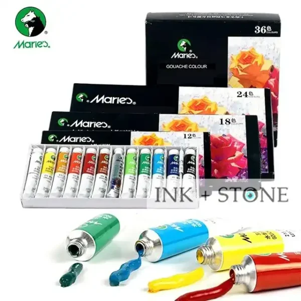 Maries 12 colors 24 colours gouache paint set watercolor paint professional. hotep.ng: Bringing Nigeria's best to your doorstep. We connect you with top-quality products from local and international sellers. Experience the joy of finding exactly what you need, when you need it.