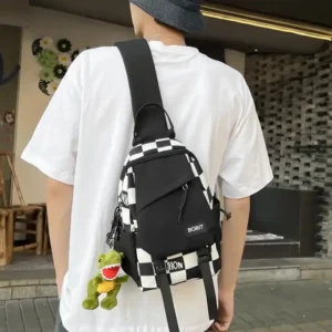 Mens messenger bag tide nd small satchel casual student one shoulder. hotep.ng: Bringing Nigeria's best to your doorstep. We connect you with top-quality products from local and international sellers. Experience the joy of finding exactly what you need, when you need it.