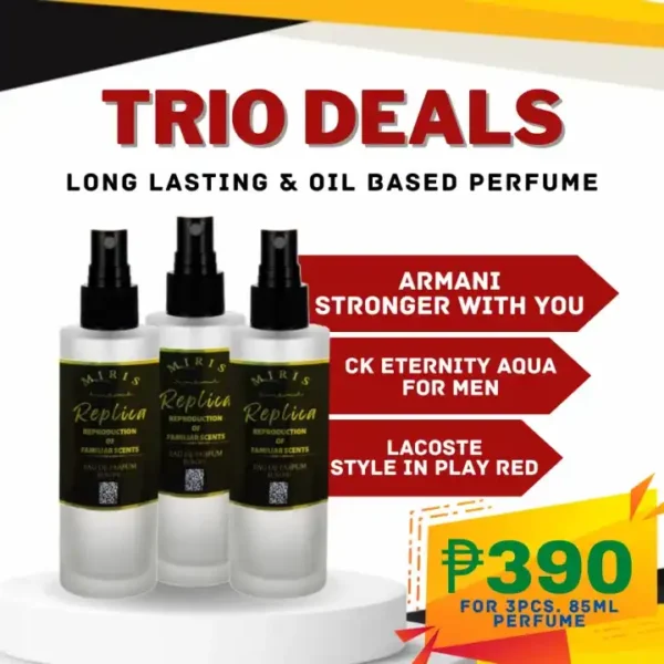 Oil base perfume set 85ml long lasting for men. hotep.ng: Your gateway to a world of shopping possibilities. We bring you a diverse range of products from trusted sellers across Nigeria and beyond. Experience the ease of finding exactly what you need, when you need it.