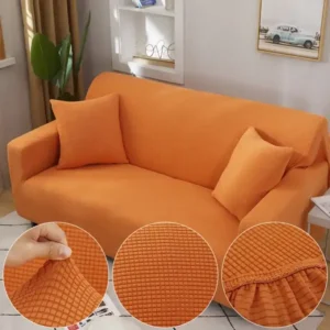 Plaid jacquard soft orange sofa cover for living room solid color. Elevate your lifestyle with hotep.ng, your trusted online shopping companion. We bring you a diverse selection of quality products from across Nigeria and beyond. Enjoy our secure platform and efficient delivery services.