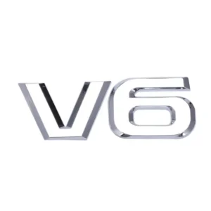 Silver tone metal v6 sticker car badge emblem. hotep.ng: Where tradition meets innovation in the world of online shopping. Explore our vast selection of products that cater to your every need. Enjoy secure transactions and hassle-free returns with our customer-first approach.