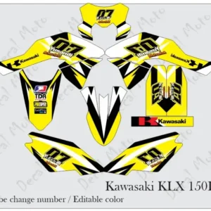 Sticker decals for kawasaki klx 150 l yusandi yellow. hotep.ng: Bringing Nigeria's best to your doorstep. We connect you with top-quality products from local and international sellers. Experience the joy of finding exactly what you need, when you need it.