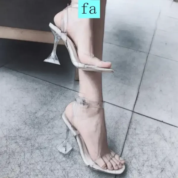 Transparent high heeled sandals female fairy style fashion wild stiletto word. hotep.ng is your one-stop destination for all things Nigerian and beyond. We bring you a diverse range of products from local artisans and global brands. Experience the ease of finding everything you need in one place.