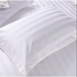 White striped pillow case cotton hotel luxury comfort 1pair50x80cm. Discover the convenience of modern retail with hotep.ng, Nigeria's premier online marketplace. We offer an unbeatable selection of products to enhance your lifestyle. Enjoy our user-friendly interface and dedicated customer support team.