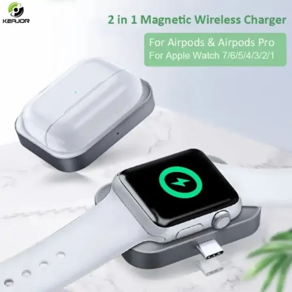 Wireless charger for apple watch 7654321 portable 2 in 1 magnetic. hotep.ng is revolutionizing e-commerce in Nigeria with our customer-first approach. We offer a wide range of products, from daily essentials to luxury items. Experience the convenience of having your favorite brands just a click away.