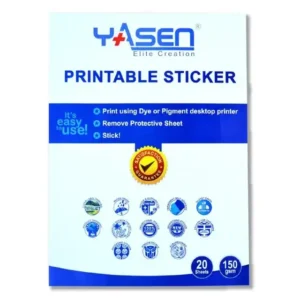 Yasen glossy vinyl sticker a4. hotep.ng is transforming Nigerian retail one click at a time. We bring you a curated selection of quality products from local artisans and global brands. Enjoy our commitment to authenticity, affordability, and excellent customer support.