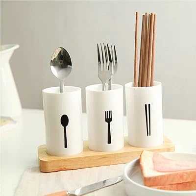 Urbazaar Kitchen Utensil Holder, Cutlery Organizer, Flatware Holder, Spoon and Fork Holder with Wooden Base (A).. Elevate your shopping experience with hotep.ng, Nigeria's premier e-commerce destination. Browse through our extensive catalog of fashion, electronics, home goods, and more. Enjoy fast delivery and excellent customer service.