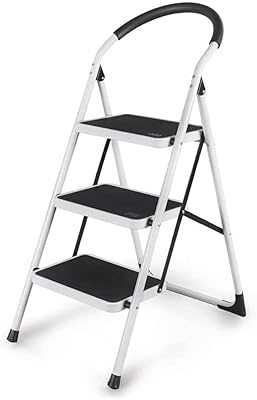 Three Step Folding Ladder, Suitable for Indoor Use, Kitchen and Living Room, Step Stool and Portable (Black and White Color).. Discover the hotep.ng advantage: unbeatable variety, competitive prices, and top-notch service. We bring you the best of Nigerian and international products. Experience the future of retail at your fingertips.