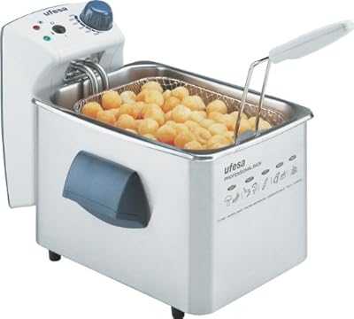 Ufesa FR1215 Deep Fryer (0.5 lb, 2 Liter, Single Silver Stainless Steel, 1800 Watts).. Join the hotep.ng community and revolutionize your shopping habits. We offer a comprehensive range of products, from everyday essentials to luxury items. Experience the ease of finding everything you need in one convenient online destination.