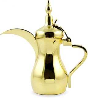 Arabic Coffee Dallah Gold Stainless Steel Coffee Pot Teapot Classic Arabic Coffee Kettle 18oz Dallah.. hotep.ng is your one-stop destination for all things Nigerian and beyond. We bring you a diverse range of products from local artisans and global brands. Experience the ease of finding everything you need in one place.