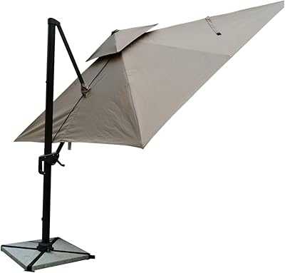 UV Aluminum Cantilever Umbrella, 3m x 3m Outdoor Parasol, Large Patio Umbrella with Base, Khaki.. hotep.ng: Bringing the best of Nigeria to your doorstep. Explore our vast catalog of products from trusted brands and emerging local businesses. Enjoy the convenience of online shopping with the personal touch of exceptional customer service.