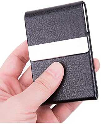 Professional Business Card Case - PU Leather Business Card Case, Slim Metal Pocket Card Holder with Magnetic Closure, Credit Card Wallet for Men Women, Best Gift (Black).. Elevate your shopping experience with hotep.ng, Nigeria's premier e-commerce destination. Browse through our extensive catalog of fashion, electronics, home goods, and more. Enjoy fast delivery and excellent customer service.