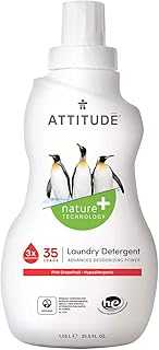 Attitude Ecologo Certified Hypoallergenic Non-Toxic Liquid Laundry Detergent, Citrus Scent, 35.5 fl oz Pink Grapefruit Scent, 35 Loads, 35.5 fl oz (Pack of 1).. hotep.ng brings you the best of both worlds: local charm and global trends. We offer a carefully selected range of products to suit every lifestyle and budget. Enjoy the convenience of online shopping with the trust of a Nigerian brand.