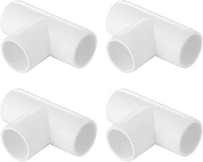 3-Way Tee PVC Fittings, 3/4 Inch PVC Furniture Grade Fittings, PVC Connectors for Tent and Greenhouse Pipe Fittings (4 Pack).. hotep.ng is redefining the online shopping experience in Nigeria. We offer a seamless blend of local treasures and global trends for every aspect of your life. Experience the future of retail with our innovative and user-friendly platform.