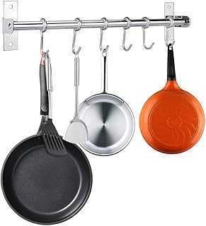 Kitchen Utensil Holder, 15.7 Inch Stainless Steel Kitchen Sliding Hooks, Removable S Shaped Wall Hooks, Kitchen Bar Organizer for Pot Lids Spoons BBQ Tools.. Experience the best of Nigerian e-commerce with hotep.ng. We bring you a carefully selected range of products to enhance your daily life. Discover why we're the go-to online marketplace for discerning Nigerian shoppers.