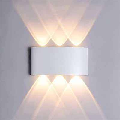 Hua Qiang Wang Modern Aluminum Wall Lamp, 6W LED Warm White 3000K, IP65 Waterproof Up and Down for Living Room Bedroom Balcony Garden (White).. Experience the convenience of 24/7 shopping with hotep.ng, Nigeria's trusted e-commerce platform. Find everything from daily essentials to luxury items at competitive prices. Let us bring the market to your doorstep.