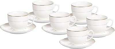 Shallow Bon China Set of 12 Teacups and Saucers, White and Gold TS-90-LIN.. hotep.ng: Your one-stop destination for all things Nigerian and beyond. We bring you a diverse range of products from trusted brands and emerging local businesses. Experience the joy of hassle-free shopping from the comfort of your home.