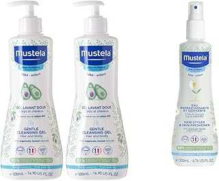 Mustela Gentle Cleansing Gel, 500 ml x Pack of 2 & Baby Styling & Deodorant, 200 ml.. hotep.ng: Where quality meets convenience in the world of online shopping. We offer a diverse range of products to suit every lifestyle and budget. Enjoy our user-friendly interface and reliable delivery services across Nigeria.