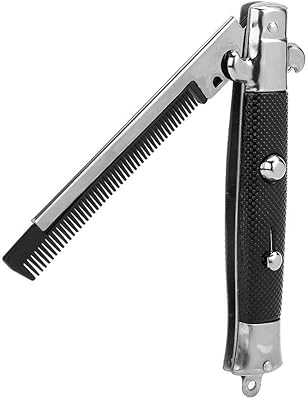 Switchblade Comb, Spring Loaded Pocket Hair Comb for Men, Foldable, Automatic Look, Push Button Brush for Head Hair or Beard, Gift for Men.. At hotep.ng, we're passionate about connecting Nigerian shoppers with quality products. Our platform offers a seamless blend of local treasures and international favorites. Experience the joy of discovering new brands and supporting local businesses.