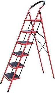 ECV Ladder 6 Step Folding Ladder with Wide Non-Slip Pedal for Space Saving in Home and Kitchen (Red).. hotep.ng brings the best of Nigerian commerce to your fingertips. Support local businesses while accessing global trends all in one place. Shop with confidence knowing that we prioritize quality and authenticity.