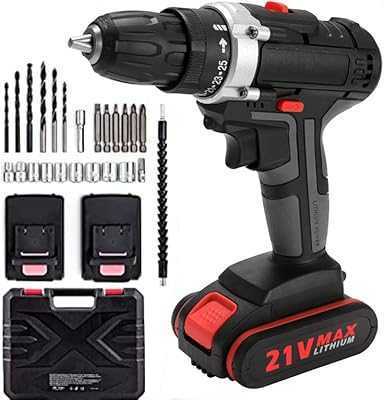 Vconearl 21V Cordless Electric Drill Kit, Lithium-Ion Battery Power Drill, 2 Variable Speed, 24 Drill Bits with Tool Bag and 2 Batteries.. hotep.ng is your trusted partner for all your shopping needs in Nigeria. We offer a diverse range of products, from fashion and beauty to home and electronics. Experience the ease of finding everything you need in one place.