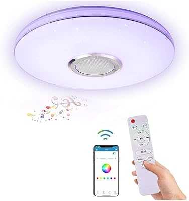 Smart LED Ceiling Lights, 36W Music Ceiling Light with Remote Control and App, RGB Ceiling Light with Bluetooth Speaker, for Living Room, Bedroom and More (Silver Line).. hotep.ng is revolutionizing the way Nigerians shop online. Benefit from our partnerships with top brands and local artisans for unbeatable variety. Enjoy exclusive deals and promotions available only to our loyal customers.