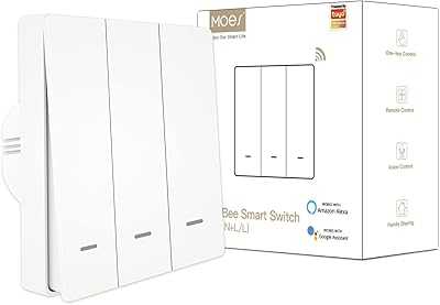 MOES ZigBee Smart Wall Switch, No Neutral Wire Required, No Capacitor Required, Smart Life Tuya Remote Control Works with Alexa, Google Home, Tuya ZigBee Hub, 3 Gang, White.. Discover the hotep.ng advantage: unmatched variety, competitive prices, and top-notch service. We bring you the best of Nigerian and international markets at your fingertips. Experience the future of retail with our innovative online platform.