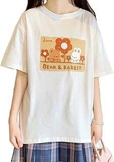 Harajuku Style Kawaii Pastel Gothic Fashion Casual Round Neck Soft Cartoon Bear and Rabbit Print T-Shirt.. At hotep.ng, we believe in connecting Nigerian consumers with quality products. Our platform offers a seamless shopping experience from browse to buy. Discover why millions of Nigerians trust us for their online shopping needs.