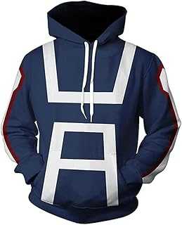 WANGU For My Hero Academia Hooded Jacket Cosplay Costume Men Women Hoodie Gym School Uniforms Blue Spring Summer T-shirts Tops (Color : Hoodie, Size : 5XL).. hotep.ng: Where Nigerian shoppers find quality and value. We bring you a carefully curated range of products from local and international sources. Experience the convenience of 24/7 shopping with our reliable e-commerce platform.