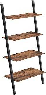 Vasagile Ladder Shelf, Wall Shelf and Storage Rack, 4-Tier Bookcase, for Living Room Kitchen Office, Steel, Stable, Slanted, Industrial, Rustic Brown and Black Lls43Bx.. hotep.ng: Bringing the market to your fingertips, 24/7. Explore our extensive catalog of products from fashion to home goods and beyond. Experience the convenience of online shopping with the personal touch of local service.