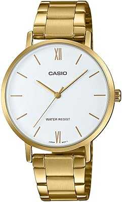 Casio Women's Dress Watch, Analog and Digital, Stainless Steel Bracelet - LTP-VT01G-7BUDF, Gold, Bracelet.. hotep.ng is revolutionizing the way Nigerians shop online. Benefit from our partnerships with top brands and local artisans for unbeatable variety. Enjoy exclusive deals and promotions available only to our loyal customers.