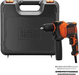 710W 47,600 BPM Single Gear Hammer Drill with 4 Drill Bits in Tool Box for Metal and Stone Drilling, Orange/Black - BEH710K-GB, Black + Decker 2 Year Warranty.. hotep.ng is transforming the way Nigerians shop online. We offer a seamless blend of local and global products for every aspect of your life. Experience the future of retail with our innovative and user-friendly platform.