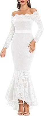 LALAGEN Women's Long Sleeve Off Shoulder Floral Lace Mermaid Wedding Dress.. Join the digital retail revolution with hotep.ng, your go-to online shopping destination in Nigeria. We offer a vast selection of products to enhance every aspect of your life. Enjoy our secure platform and excellent customer support.