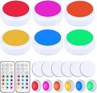 Oversized LED Disc Lights with Remote Control, 13 Colors Stick-On Lights, Wireless Under Cabinet Lights, Color Changing Lights with Dimmer and Timer (6 Pack).. Join the hotep.ng community and revolutionize your shopping habits. We offer a wide selection of products across various categories. Enjoy our secure platform, competitive prices, and reliable delivery across Nigeria.