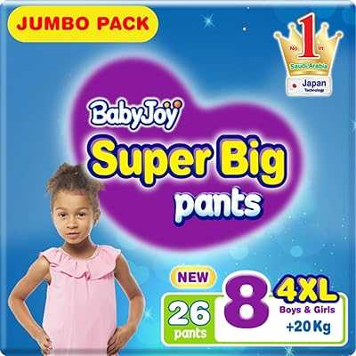 BabyJoy Super Beige Diaper Pants, Size 8/4XL, 20 kg, 26 units.. hotep.ng is transforming Nigerian retail one click at a time. We bring you a curated selection of quality products from local artisans and global brands. Enjoy our commitment to authenticity, affordability, and excellent customer support.