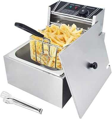 10L 2500W Electric Deep Fryer with Lid Basket, Stainless Steel Single Tank Commercial Deep Fryer with 6L Oil Capacity, Easy to Clean and Adjustable Temperature Control (6L Oil Capacity).. Join the hotep.ng family and transform your online shopping habits. We bring you a curated selection of quality products from across Nigeria and beyond. Experience the joy of hassle-free shopping from the comfort of your home.